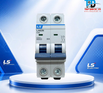 Cầu dao điện MCB 2P 6A 6kA - LA63N - LS 