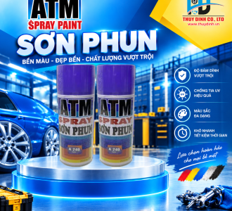 Sơn xịt  ATM A240 Violet (Màu Tím) - ATM