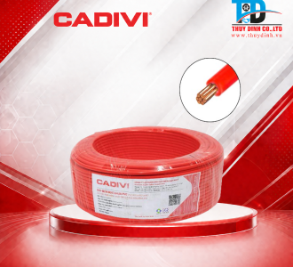 Dây điện hạ thế 1,25mm2 CV-1,25 (7/0,45) - 600V (JIS C 3307) - CADIVI