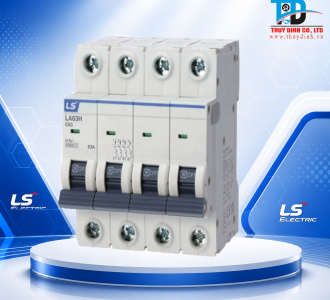 Cầu dao điện MCB 4P 10A 10kA - LA63H - LS