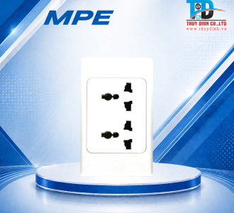 Ổ cắm đôi đa năng đế liền 16A - A20UESM2N - MPE