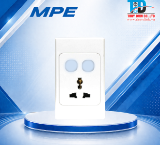 Ổ cắm đơn đa năng 16A + 2 lỗ - A20USMXXN - MPE