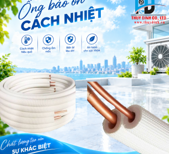 Ống Bảo Ôn Cách Nhiệt Ống Đồng Đôi Trắng Ø6x12 - Dày 10 (mm) - Cuộn 200m