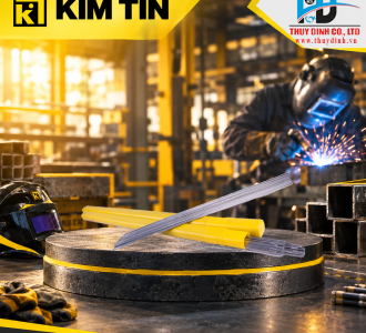 Que hàn TIG thép 2.4mm Loại 5Kg (Gemini ER-70S6-2.4) - KIM TÍN
