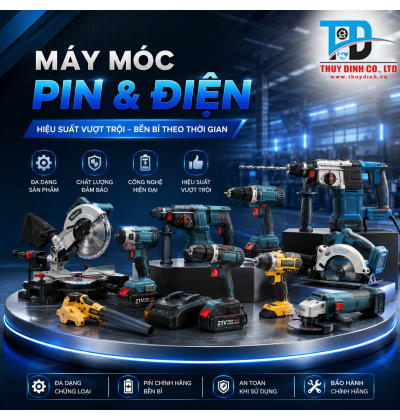 MÁY MÓC PIN VÀ ĐIỆN