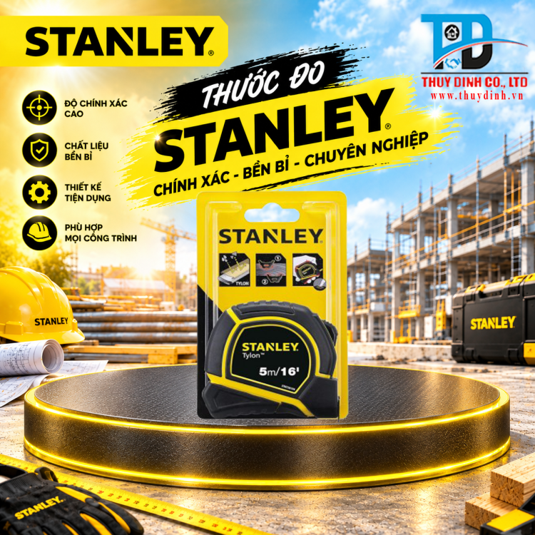 Thước cuộn thép Tylon 5m (STHT36194) - STANLEY