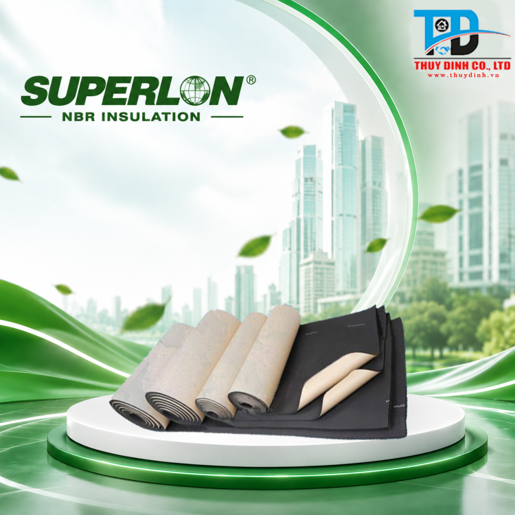 Cuộn cao su lưu hóa keo 6mm TK x 1.22m x 9.14m  - SUPERLON