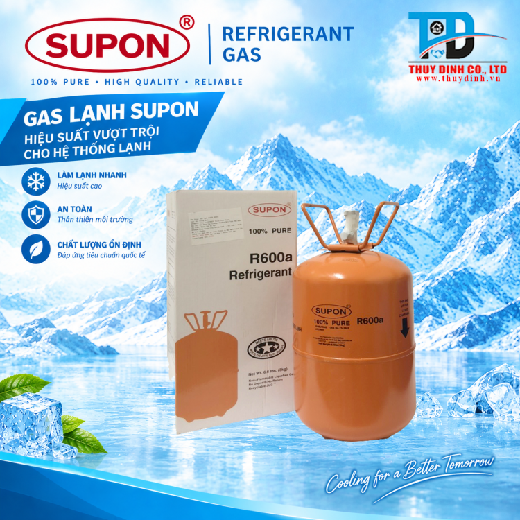 Gas Lạnh Điều Hòa R600 (Loại 3.0Kg) - SUPON