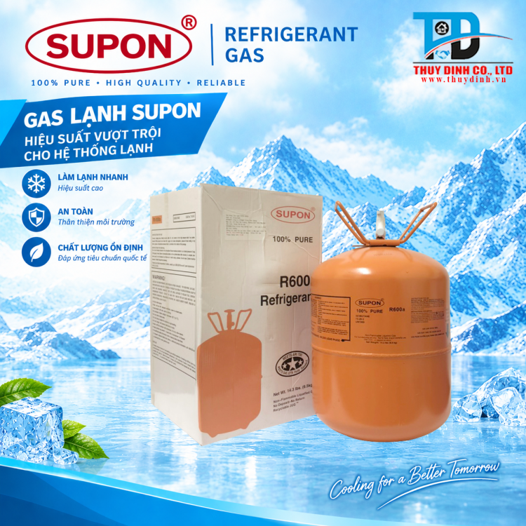 Gas Lạnh Điều Hòa R600 (Loại 6.5Kg) - SUPON