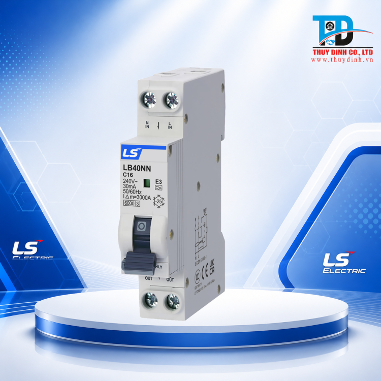 RCBO chống ròLB40NN 1P+N 6A 30mA 6kA - LS