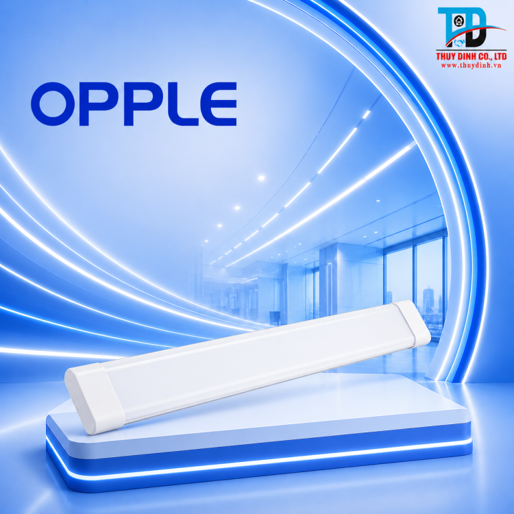 LED Bán Nguyệt Oval Chống Ẩm E4 Wide Batten 1200mm 60W - OPPLE