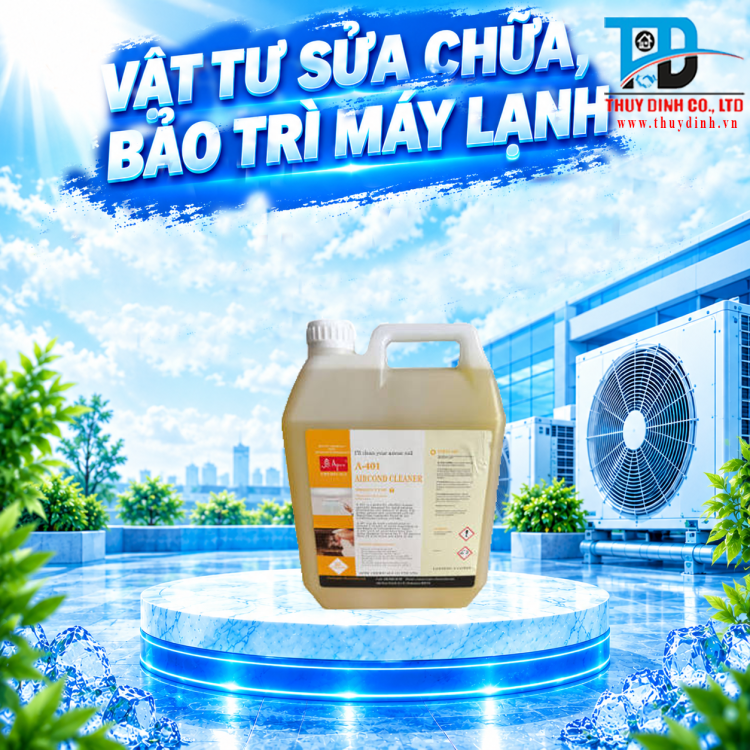Nước Tẩy Dàn Lạnh A401 Coil Kleen -  Can 5Lít