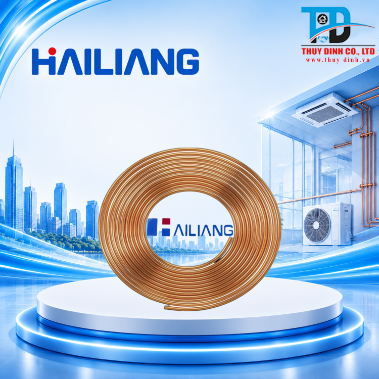 Ống Đồng Điều Hòa D15.88x0.81 (Cuộn 15m) - HAILIANG