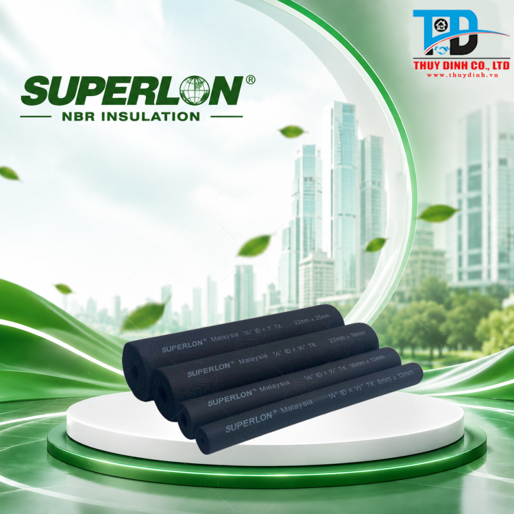 Ống Bảo Ôn Cách Nhiệt Ø6 - Dày 10, 13, 19 (mm)  - SUPERLON