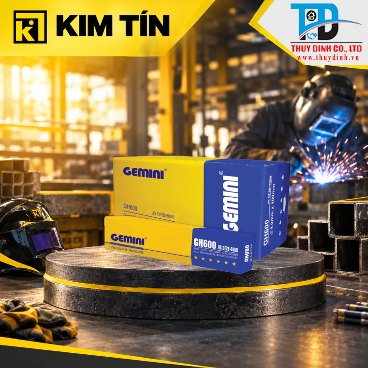 Que hàn đắp độ cứng cao 4.0mm Loại 5Kg (Gemini GH-6008) - KIM TÍN
