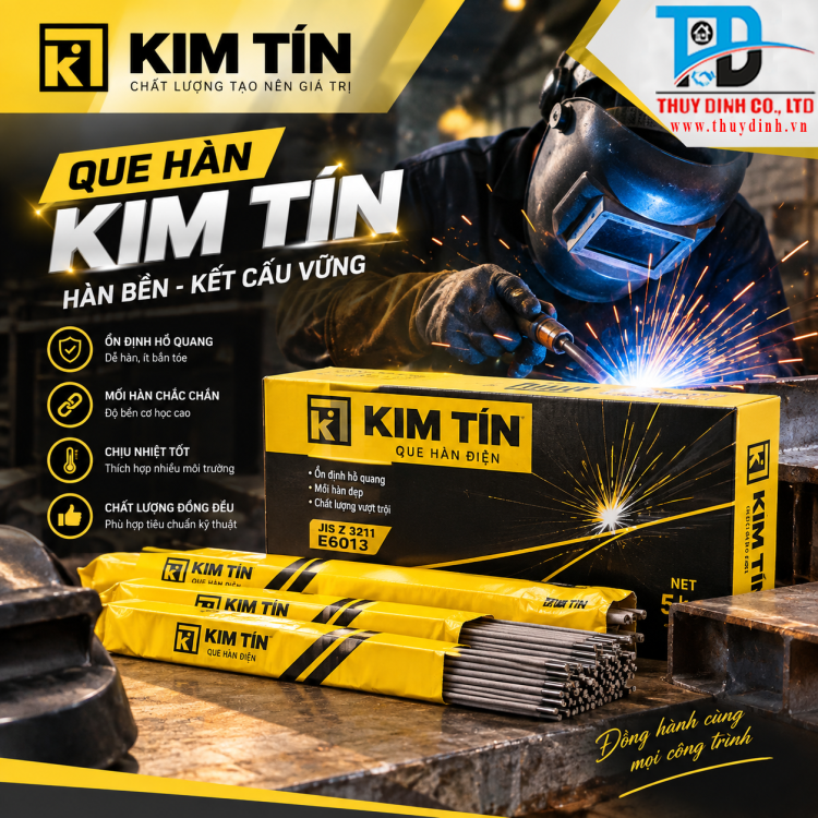 Que hàn thường (sắt) 3.2mm (KT-421-3.2) - KIM TÍN