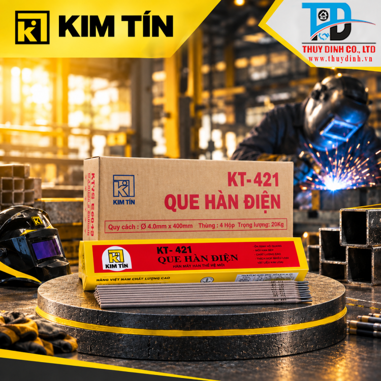 Que hàn thường (sắt) 2.5mm (KT-421-2.5) - KIM TÍN