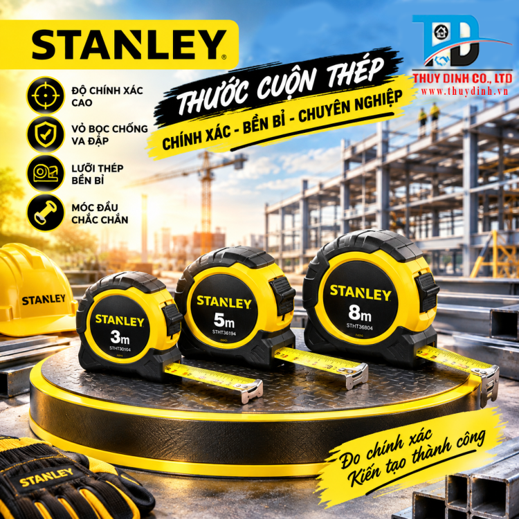 Thước cuộn thép Tylon 5m (STHT36194) - STANLEY