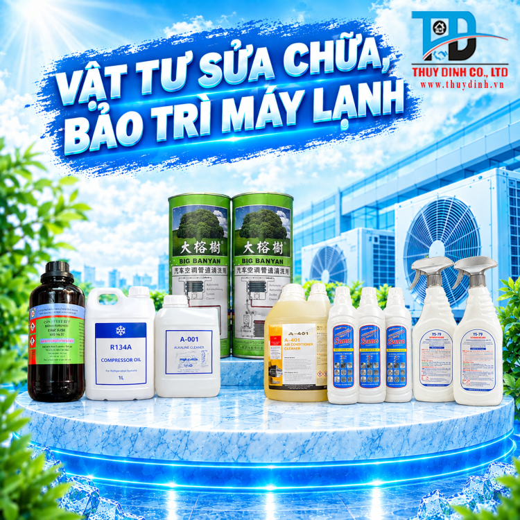 Nhớt trắng R134a (Dầu lạnh chuyên dụng R134a) Tủ Lạnh  -  1 Lít
